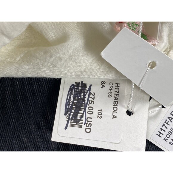 Bonpoint Girl’s Cotton White Pin Tuck Classic Embroidered Dress Size 8 NWT - Picture 16 of 16